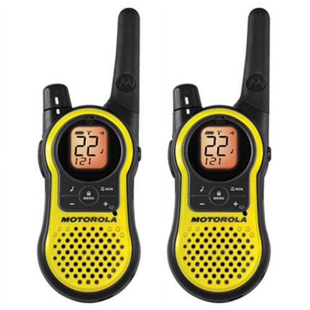 Talkabout 23-Mile Range 22 Channel Rechargeable 2-Way Radio - Yellow - image 1 of 5