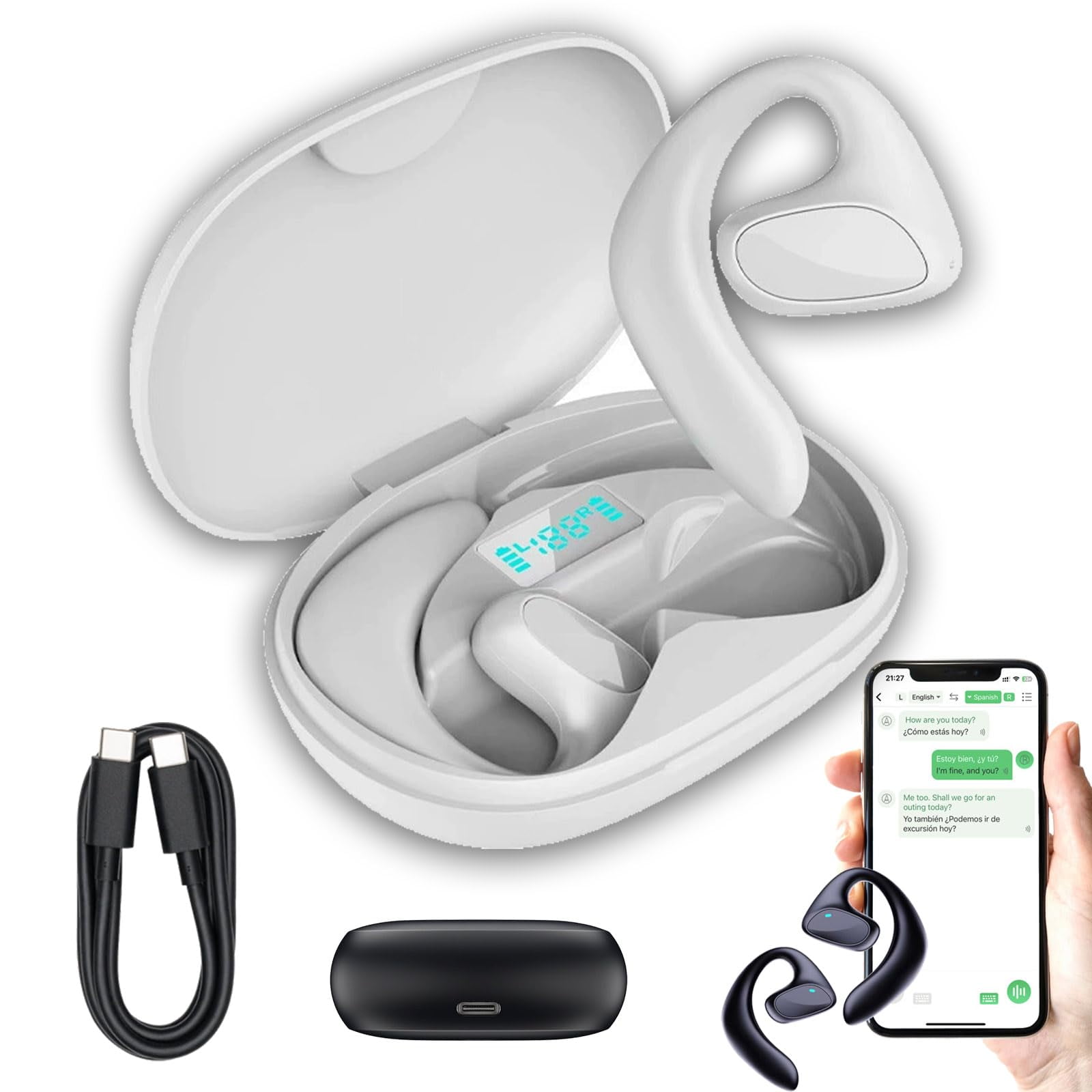 Talkbuds Translator, Qinux Talkbuds, Talk Buds Translator, 144