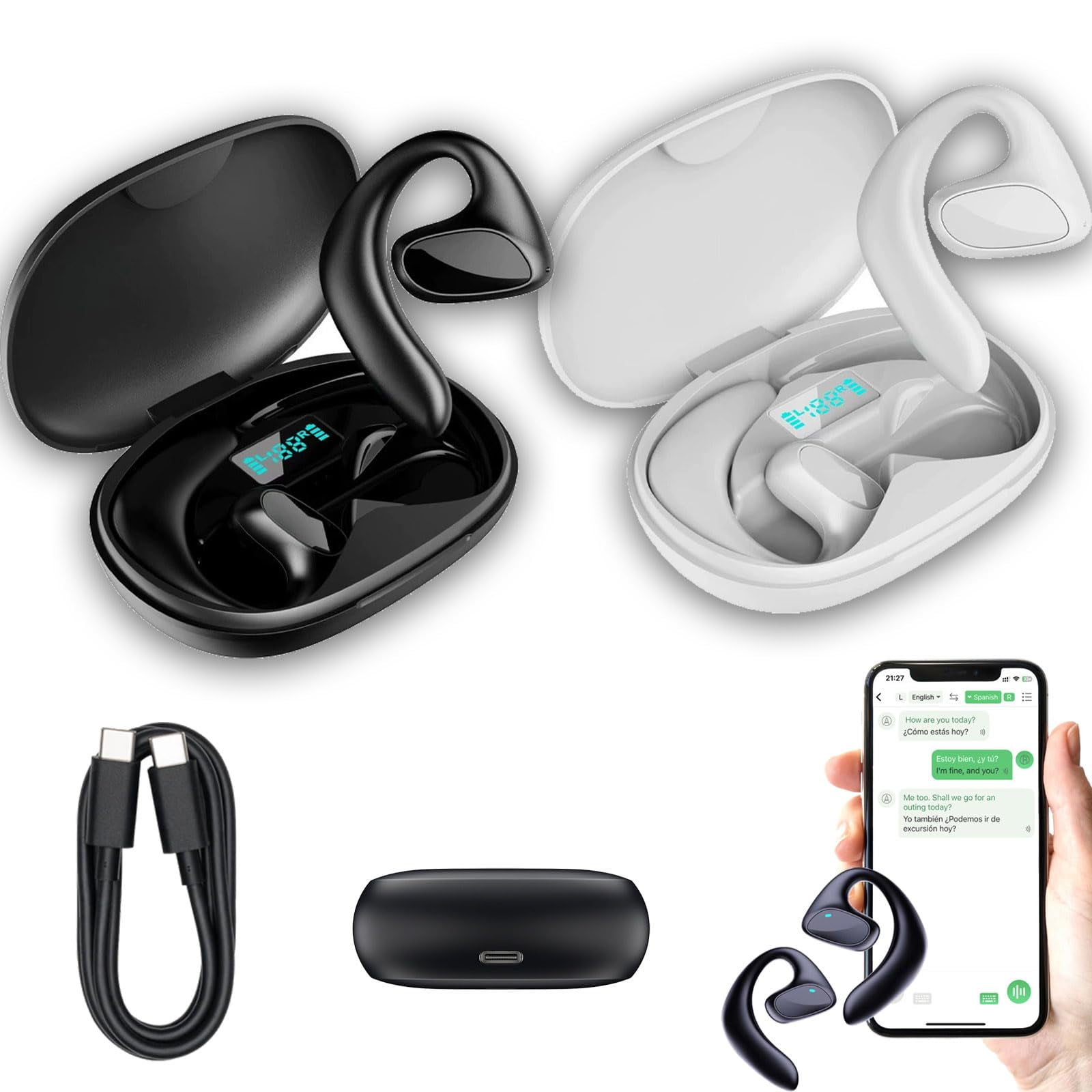 Talkbuds Translator, Qinux Talkbuds, Talk Buds Translator, 144