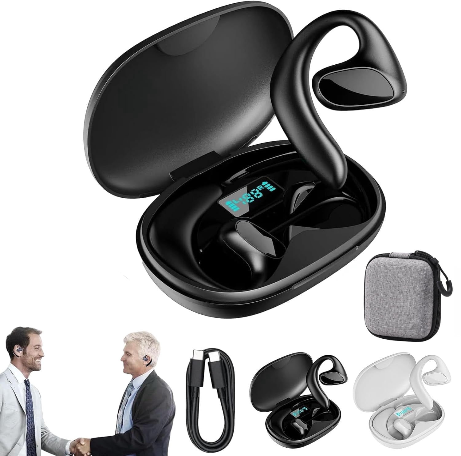 qinuix TALKBUDS 翻訳機能付きイヤフォン Talkbuds Translator, Qinux Talkbuds, Talk Buds Translator, Vylaras