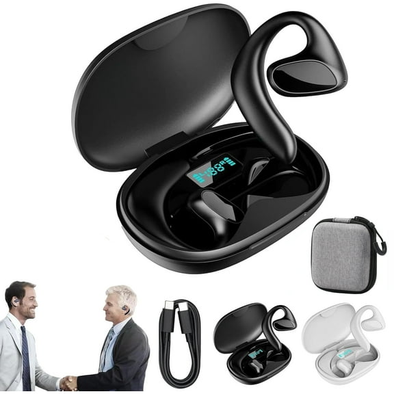 Talkbuds Translator, Qinux Talkbuds, Talk Buds Translator, Vylaras AI Translatorr Earbuds Real Time, Support 144 Languages & Accents, for Business/Travel/Learning (Black)