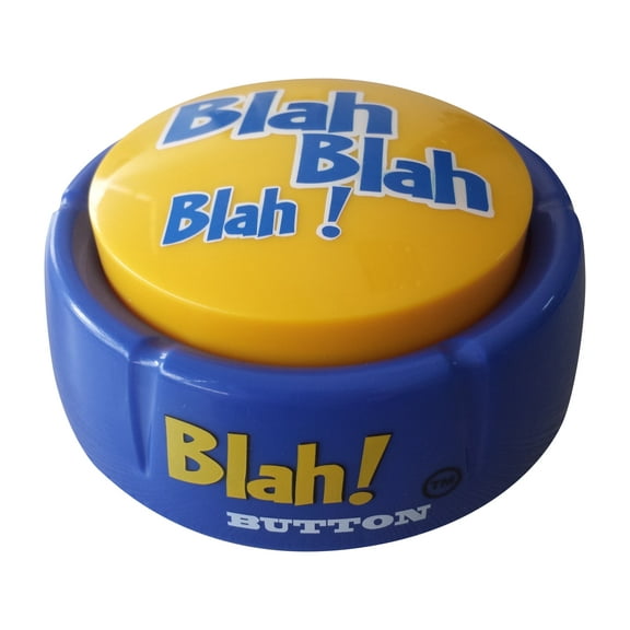 Talkie Toys Products Blah Button - 12 Funny Sayings - Fun for All Ages