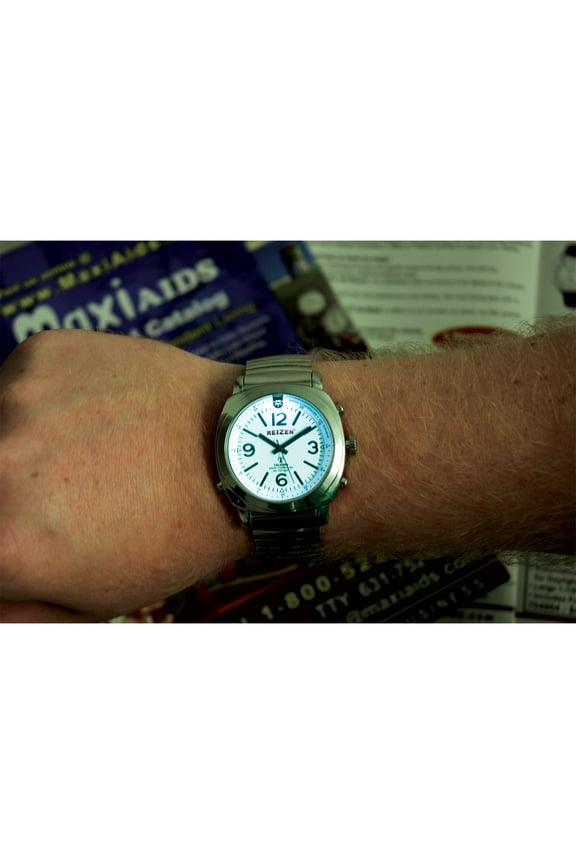 Talking Atomic Watch with Top Light - Expansion Band