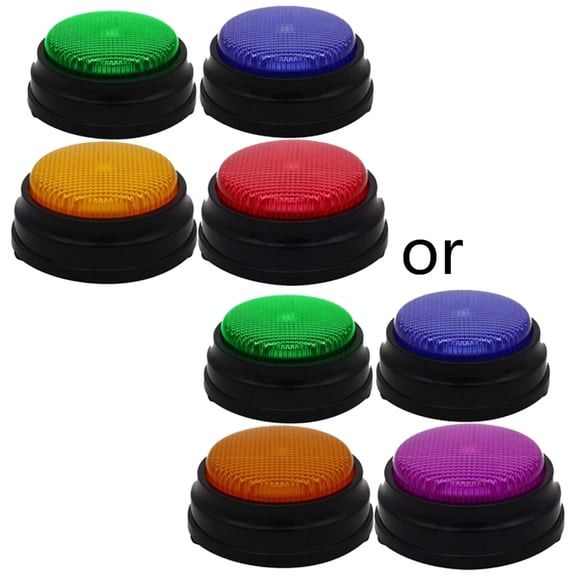 Talking Buttons for Dog & Cats 30 Seconds Recordable Interactive Talking Button Dog Training Buttons Buzzers
