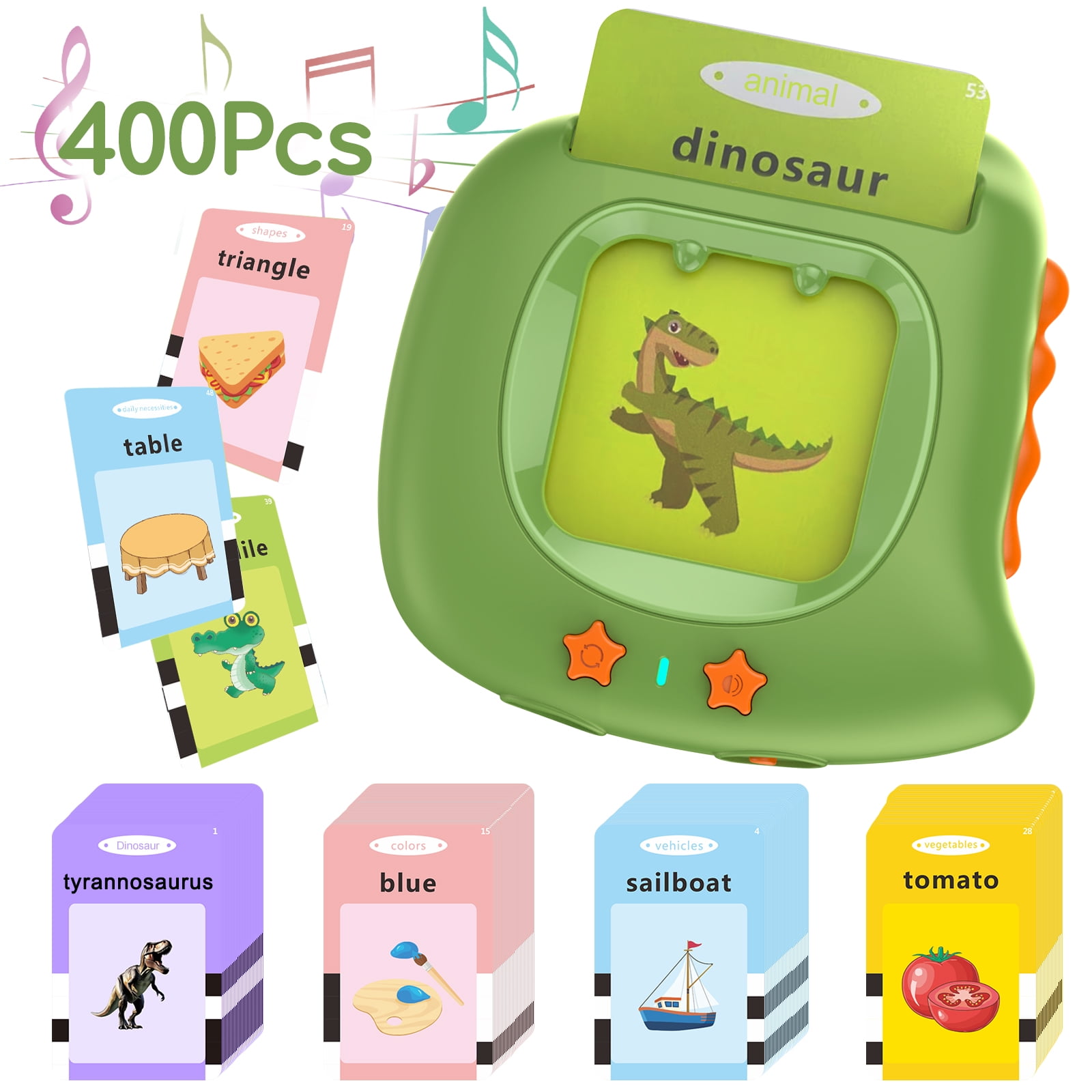 Talking Flash Cards with 400 Sight Words Toddler Toys Age 1 2 3 4 5