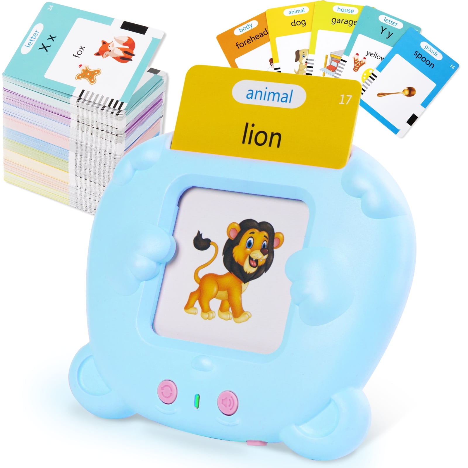 Talking Flash Cards with 510 Sight Words, Toddler Toy for 1 2 3 4 5 6 Years Old, Preschool