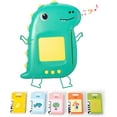 thumbnail image 1 of Talking Flash Cards Dinosaur Autism Sensory Toys Learning Materials Audible Flash Cards for Toddlers, 1 of 9