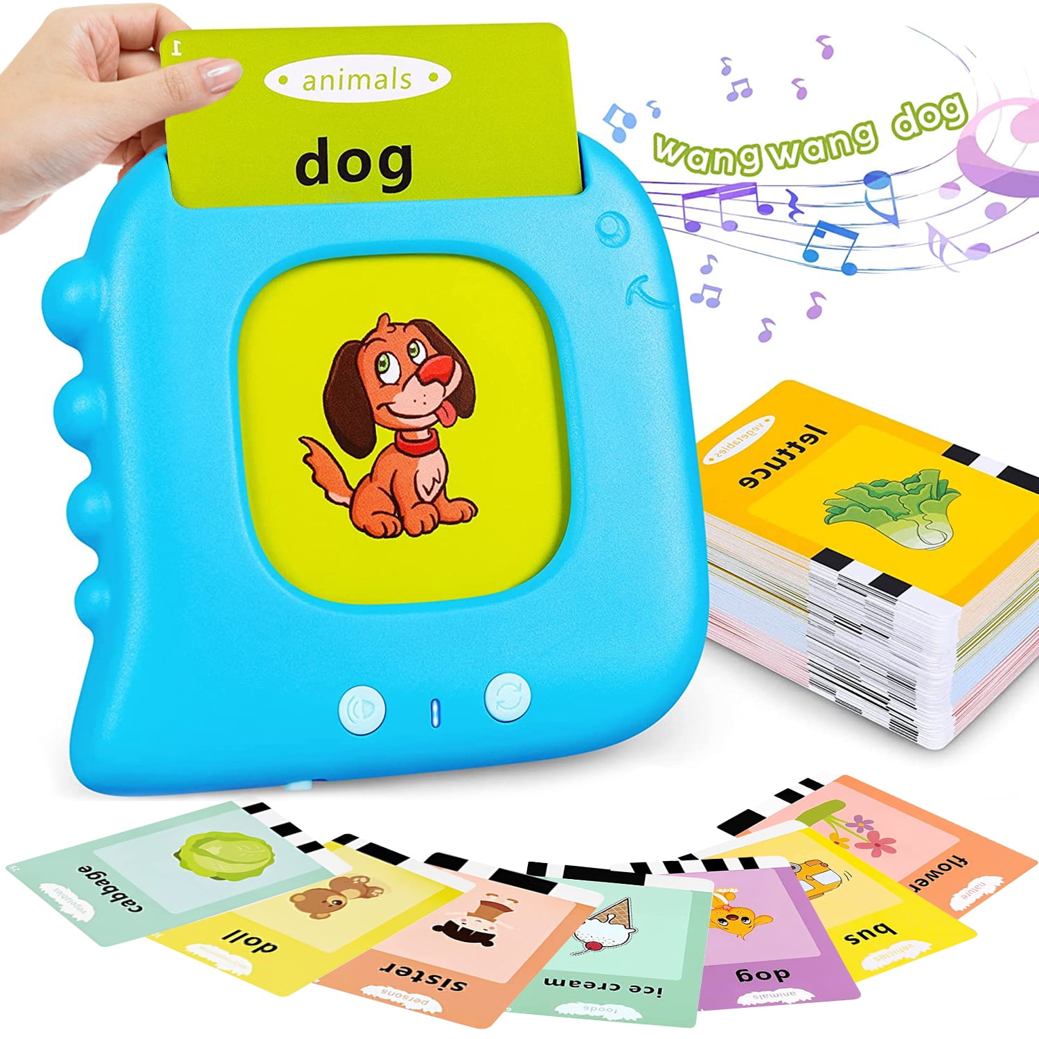  DOUNIWAN Toddler Toys Talking Flash Cards for 1 2 3 4