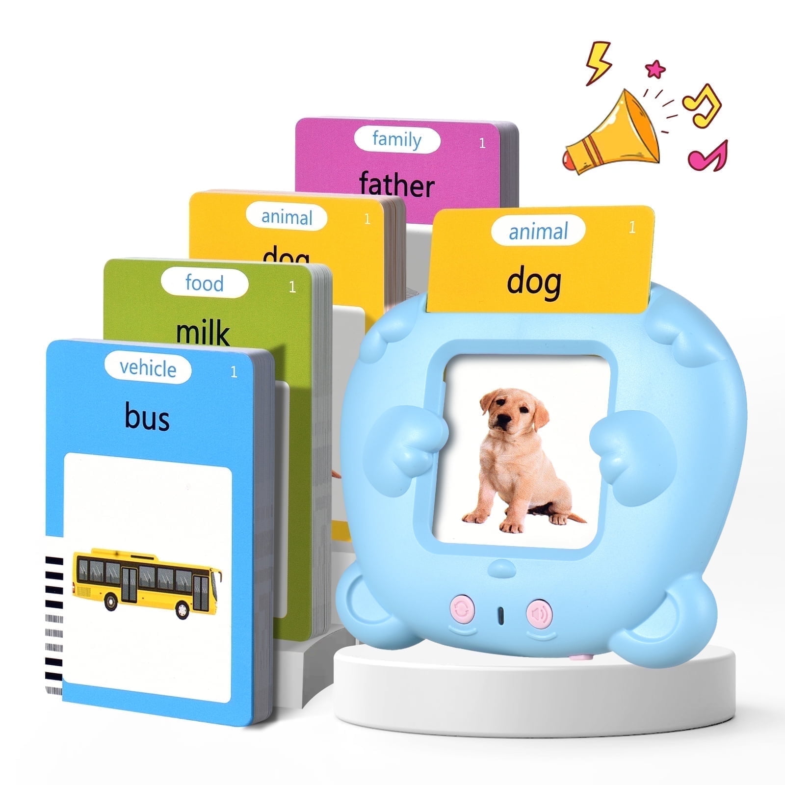 Text Card Toys Talking Flash Cards Learning Toys,Educational Preschool Toys Toddlers ...