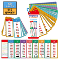 thumbnail image 1 of Talking Flash Cards,Sight Words,Phonics Flash Cards – Learn to Read with 60 Double-Sided Cards for Alphabet,Phonics Cards 117 Groups 900+ Rhyming Words Preschool English,Sight Words(A), 1 of 9