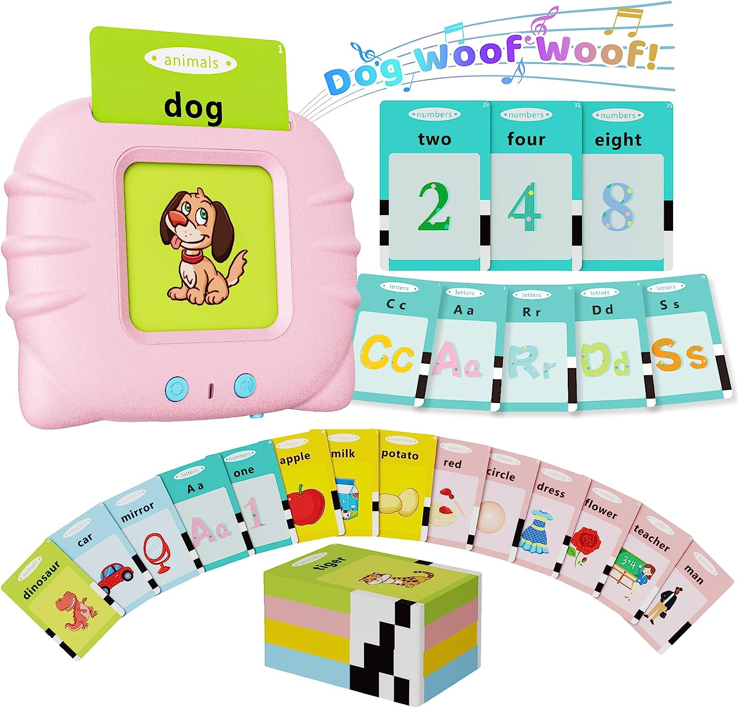 Talking Flash Cards Speech Therapy Toys 510 Sight Words Montessori
