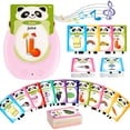 thumbnail image 1 of Talking Flash Cards - Toddler Speech Therapy,Toddler Learning Educational Flash Cards for 1 2 3 4 Year Old - Pink, 1 of 7
