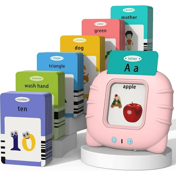 💖Talking Flash Cards for Toddlers 1 2 3 4 5, Speech Therapy Toys Autism Toys, ABC 123 Sight Words Etc(255 Cards-510 Sides), Educational Learning Interactive Toys for Preschoolers