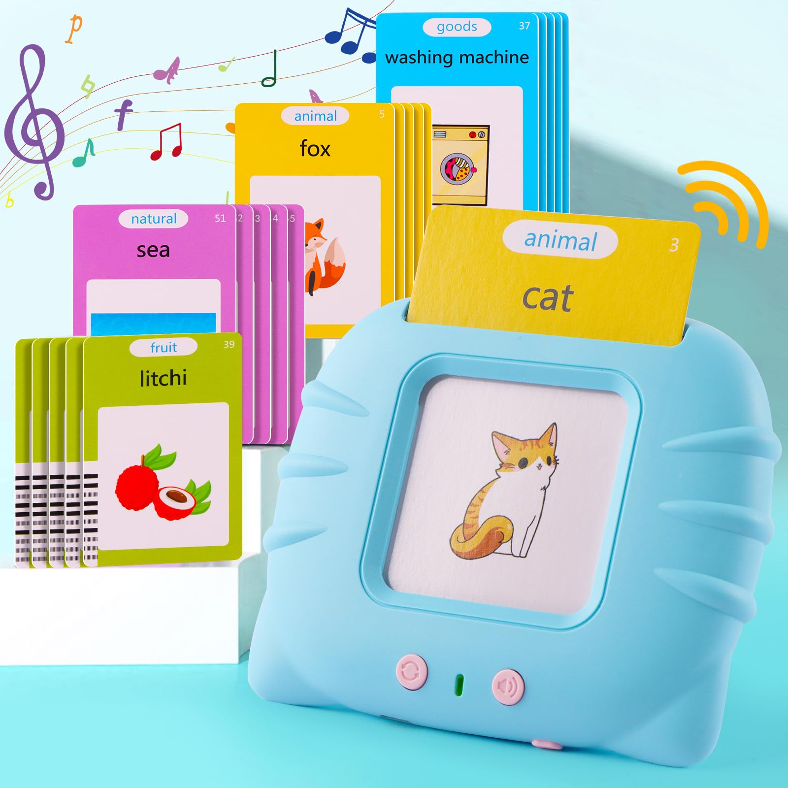Talking Flash Cards for YPF5 Toddlers 24 Years, 224 Sight Words