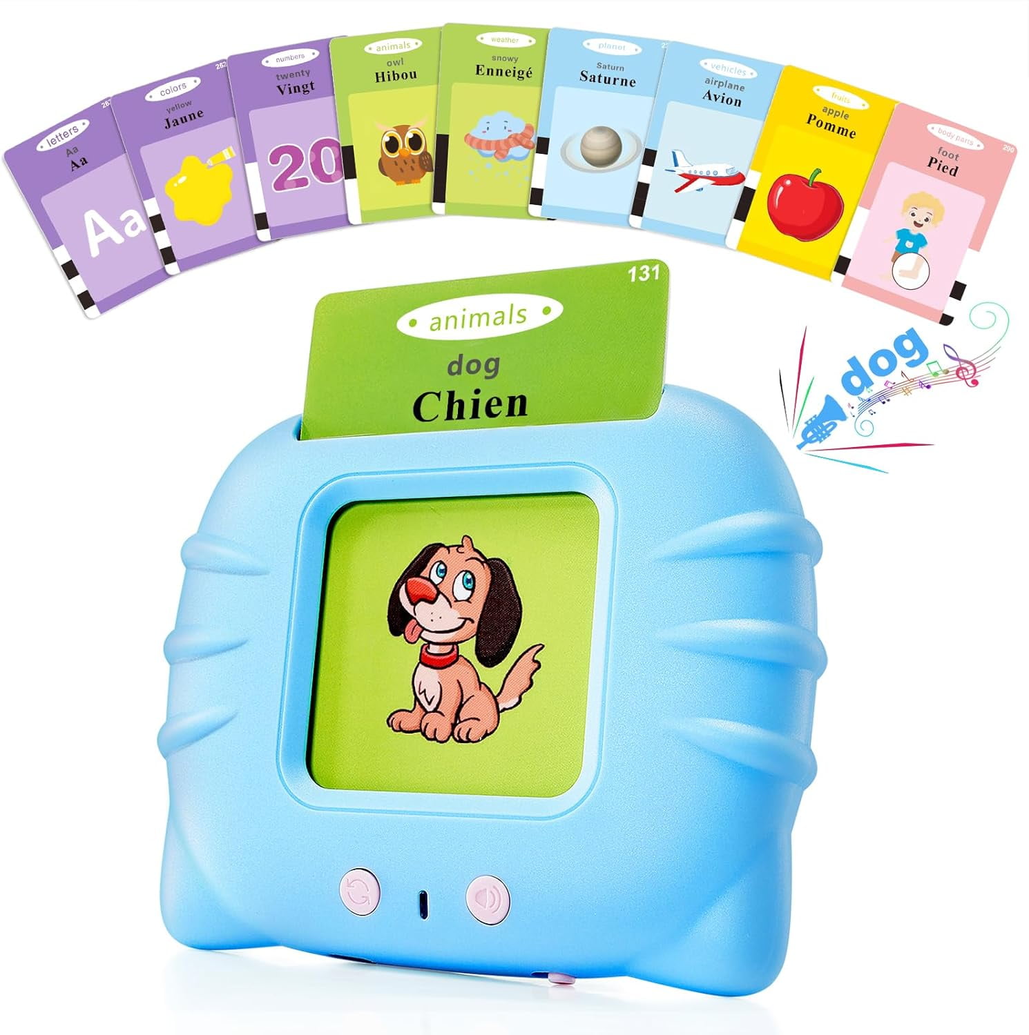 Talking Flash Cards for Toddlers Ages 1,2,3,Autism Sensory Toys