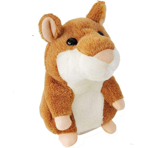 Talking Hamster Mouse Plush Interactive Toy Repeat What You Say Mimicry Pet Talking Record for Early Learning