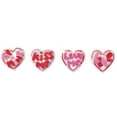 thumbnail image 1 of Talking Hearts Valentines Day Sugar Decorations Toppers Cupcake Cake Cookies Favors Party 12 Count, 1 of 1