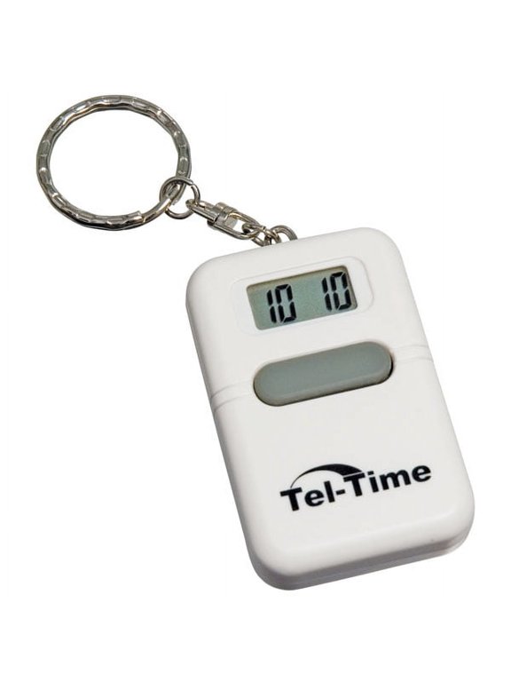 Talking Key Chain Square - White