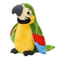 thumbnail image 1 of Talking Macaw Parrot Repeat What You Say Stuffed Animal Plush Toy Electronic Record Animated Bird Shake Wings Speaking Parrot Pet Plush Interactive Toys for Kids Boys Girls Christmas Birthday Gift, 1 of 3
