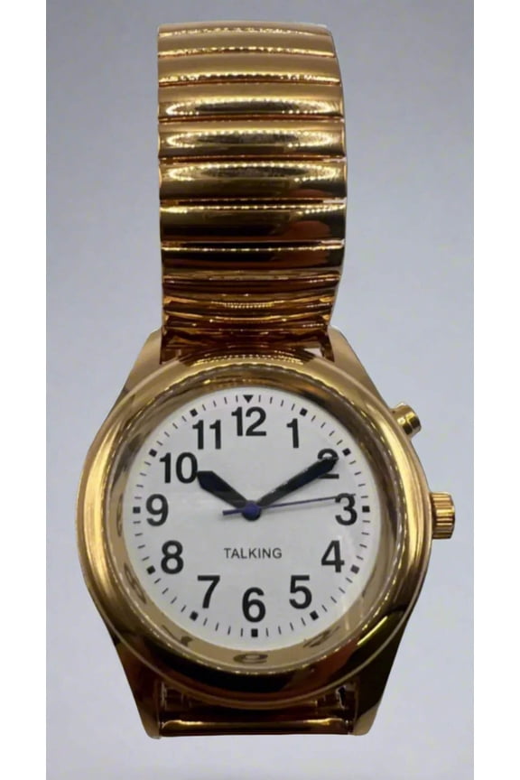 Talking Men's Watch Gold