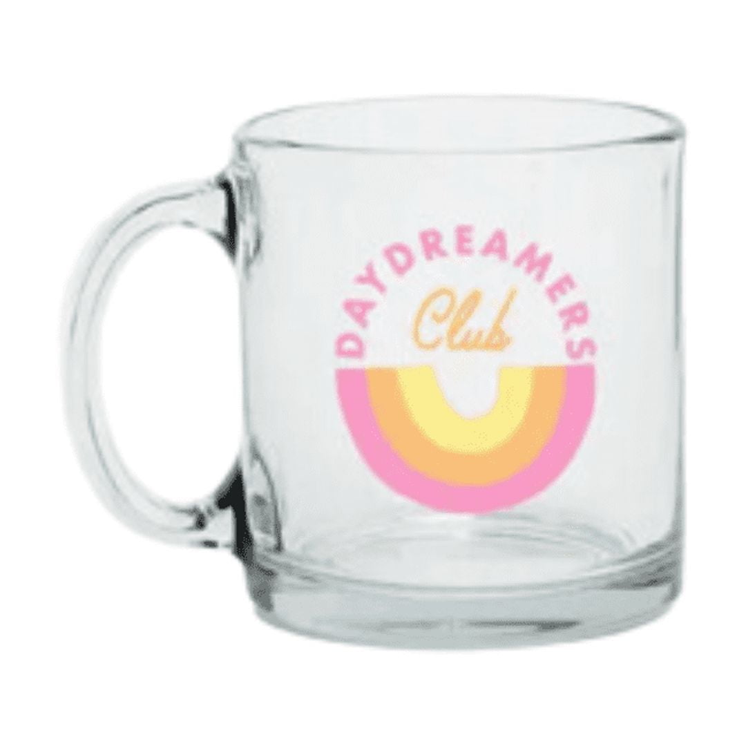 Talking Out Of Turn Day Dreamers Club Glass Mug