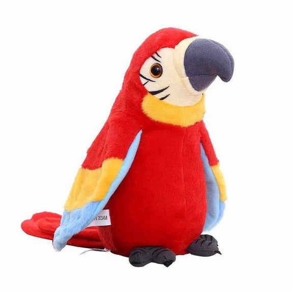 Talking Parrot Repeat What You Say Stuffed Animal Plush Toy Parrot Pet Plush Toy