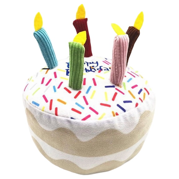 Talking Pet Plush Toy for Birthday Parties, Recordable Voice Message Dog Cat Plushie, Interactive Stuffed Animal for Pet Celebration