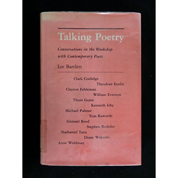 Pre-Owned Talking Poetry : Conversations in the Workshop with Contemporary Poets Paperback