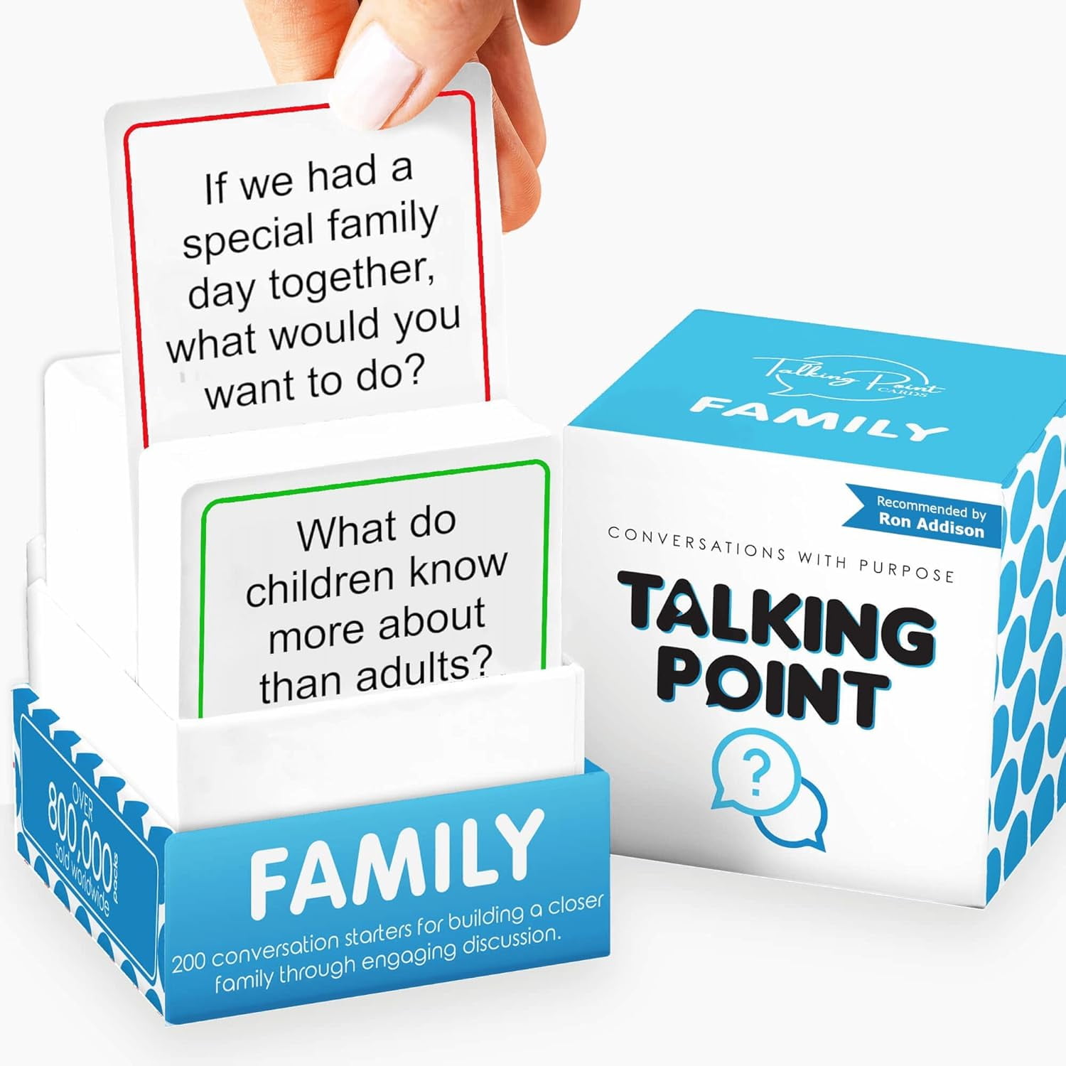 Talking Point 200 Family Conversation Cards - Put Down The Phones