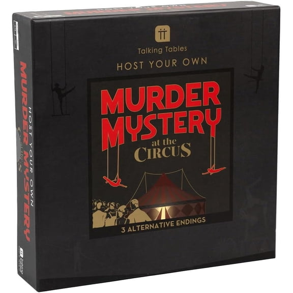 Talking Tables Circus Murder Mystery Game at Home Host Your Own Games Night and Solve The Crime for Dinner Party