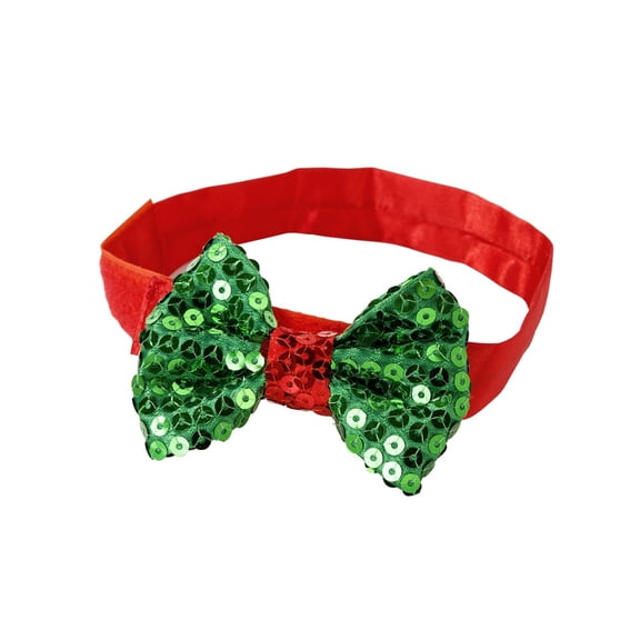 Talking Tables Unisex Sequin Bow Tie Dog Costume, Multicoloured, Adjustable