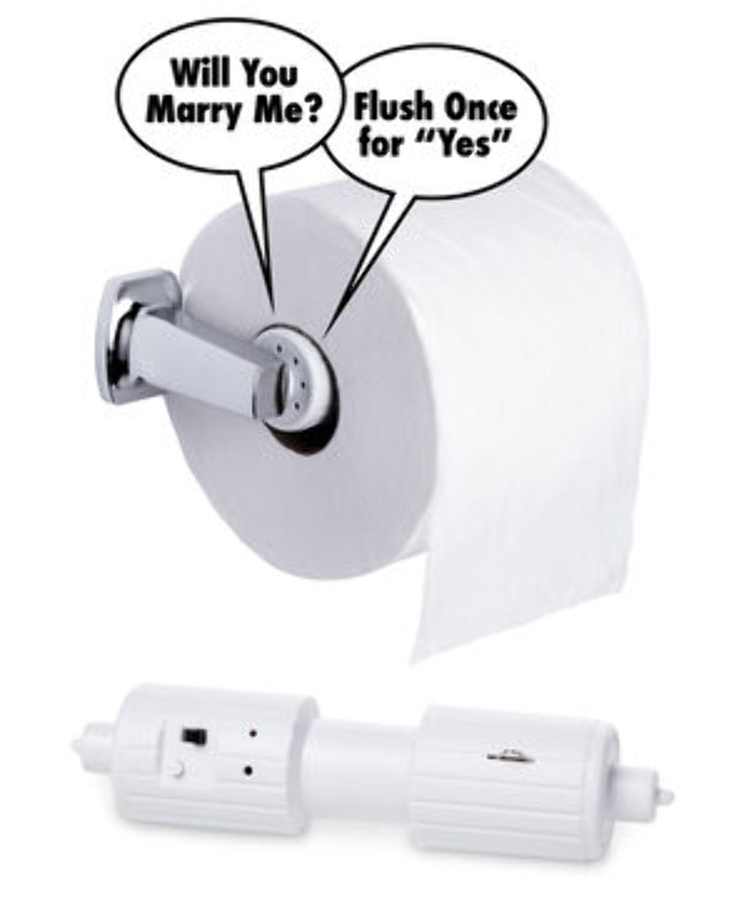 Talking Toilet Paper Roll Holder