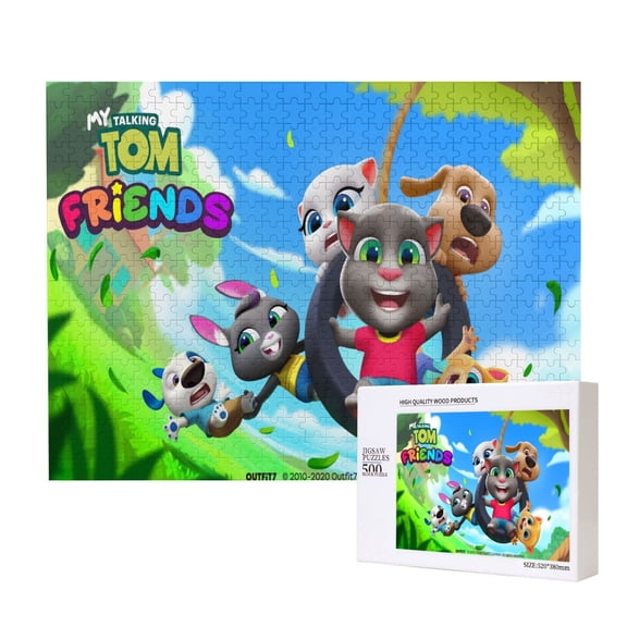 Talking Tom Jigsaw Puzzle,500 puzzle pieces Gift Toys Art Home Decor