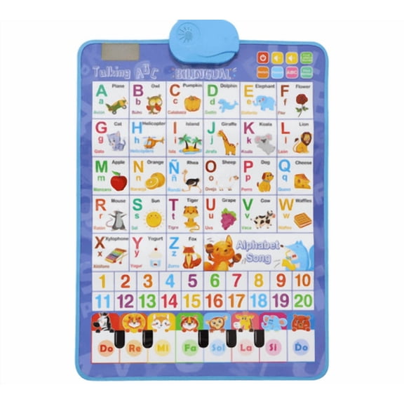 Talking Wall Chart For Toddlers 2025 English Talking Poster Kids Educational Toy Interactive
