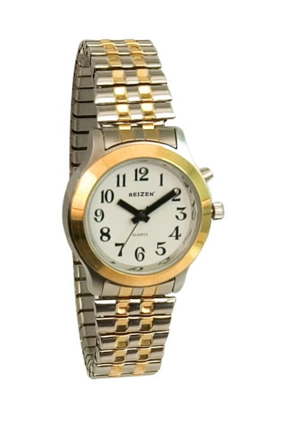 Talking Watch- Ladies- 2 Voices- Bi-Color- Expansion Band