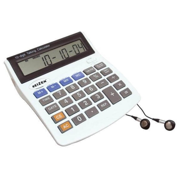 Talking and Large Display Calculator