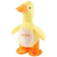 thumbnail image 1 of Talking and Walking Duck Toy Plush Doll, Plush Stuffed Toys Soft Throw Pillow Decorations, 1 of 4