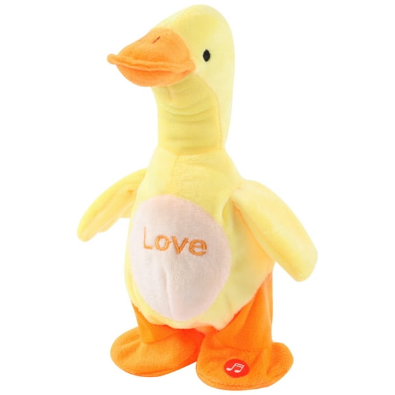 Talking and Walking Duck Toy Plush Doll, Plush Stuffed Toys Soft Throw Pillow Decorations