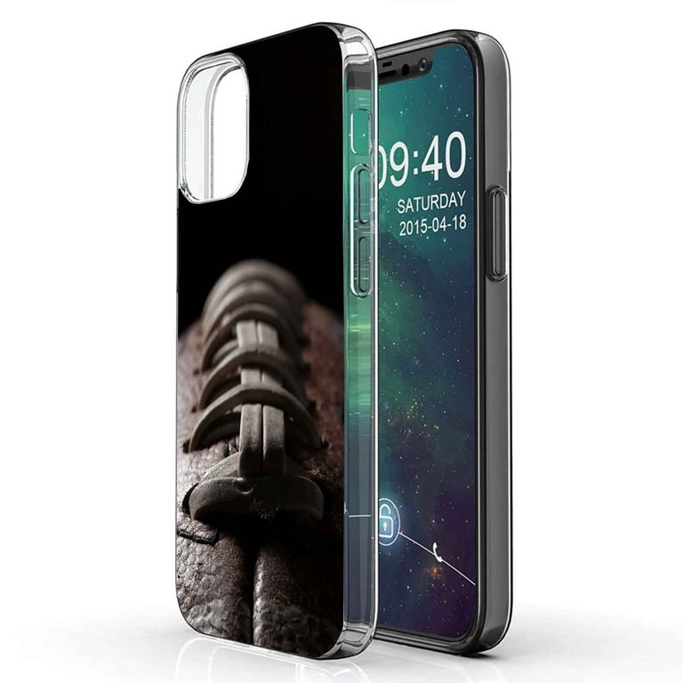 TalkingCase Clear TPU Phone Case Apple iPhone 12 Mini, Football