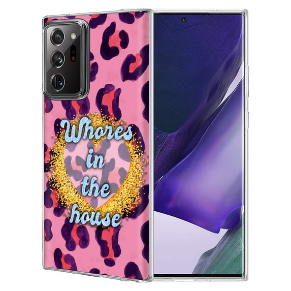 TalkingCase Cover for Samsung Galaxy Note 20 Ultra 5G, 2020 (Not Note 20), Whores in the House Print, Lightweight, Soft, USA