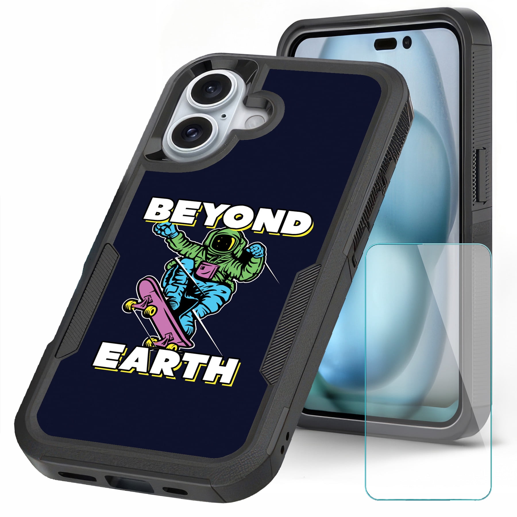 RUMDEY For IPhone 15 Cute Aesthetic, Glossy Stylish Animal Phone Case