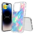 thumbnail image 1 of TalkingCase Hybrid Phone Cover Compatible for Apple iPhone 15 Pro, Holographic Design 7 Print, w/ Glass Screen Protector, Acrylic Back, Raised Edges, USA, 1 of 7