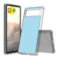 thumbnail image 1 of TalkingCase Hybrid Phone Cover Compatible for Google Pixel 6, Blizzard Blue Print, w/ Glass Screen Protector, Acrylic Back, Raised Edges, Print in USA, 1 of 7