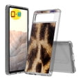 thumbnail image 1 of TalkingCase Hybrid Phone Cover Compatible for Google Pixel 6, Brown Giraffe Fur Print, w/ Glass Screen Protector, Acrylic Back, Raised Edges, Print in USA, 1 of 7