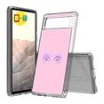 thumbnail image 1 of TalkingCase Hybrid Phone Cover Compatible for Google Pixel 6, Fancy Opal Eyes Print, w/ Glass Screen Protector, Acrylic Back, Raised Edges, Print in USA, 1 of 7
