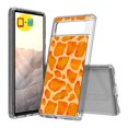 thumbnail image 1 of TalkingCase Hybrid Phone Cover Compatible for Google Pixel 6, Giraffe Fur Pattern Print, w/ Glass Screen Protector, Acrylic Back, Raised Edges, Print in USA, 1 of 7