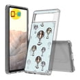 thumbnail image 1 of TalkingCase Hybrid Phone Cover Compatible for Google Pixel 6, Hot Air Balloon Dots Print, w/ Glass Screen Protector, Acrylic Back, Raised Edges, Print in USA, 1 of 7