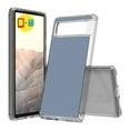 thumbnail image 1 of TalkingCase Hybrid Phone Cover Compatible for Google Pixel 6, Light Grayish Blue Print, w/ Glass Screen Protector, Acrylic Back, Raised Edges, Print in USA, 1 of 7