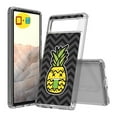 thumbnail image 1 of TalkingCase Hybrid Phone Cover Compatible for Google Pixel 6, PineApple Gross Print, w/ Glass Screen Protector, Acrylic Back, Raised Edges, Print in USA, 1 of 7