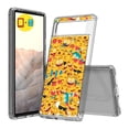thumbnail image 1 of TalkingCase Hybrid Phone Cover Compatible for Google Pixel 6, Square Emojis Print, w/ Glass Screen Protector, Acrylic Back, Raised Edges, Print in USA, 1 of 7